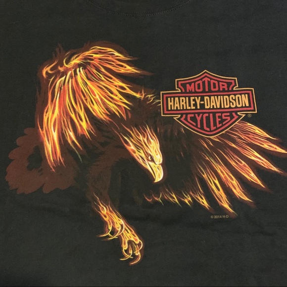 Harley Davidson Maui, Hawaii Graphic T-shirt 2014 - Picture 7 of 8